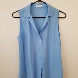 Equipment Sleeveless silk blouse